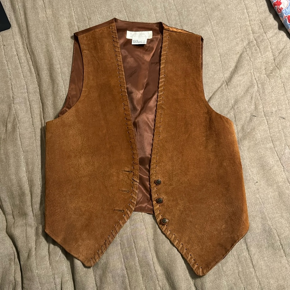 Leather vest